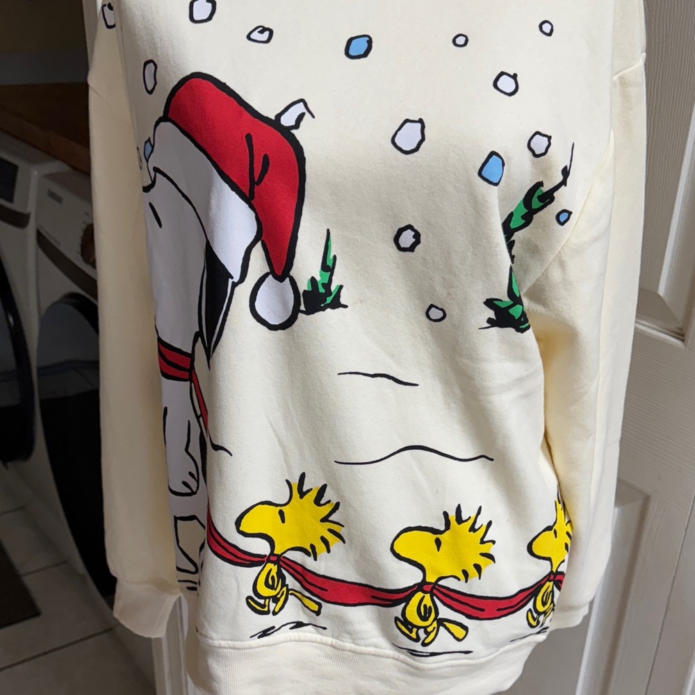 Ugly Christmas sweater Snoopy/Woodstock/Peanuts Christmas Sweater sz L NWOT - Picture 2 of 5